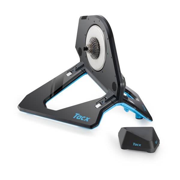 TACX NEO 2T SMART T2875 — Volledig aanzicht met voorwielsteun