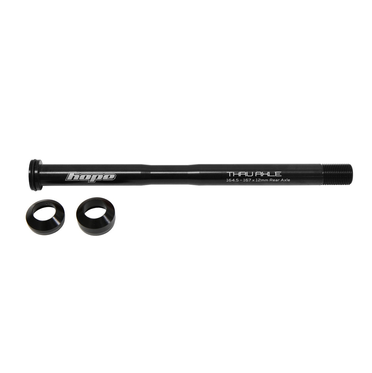 Axe de Roue Arrière HOPE 164.5-167mm #HTAR167 Noir