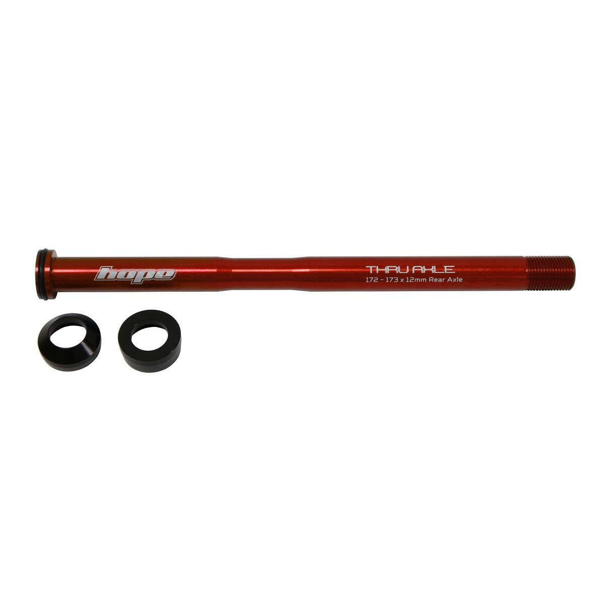 Axe de Roue Arrière HOPE 172-173mm #HTAR173 Rouge