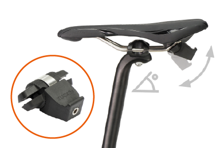 VAUDE TRAILSADDLE L 10,5 L Zadeltas Zwart/Groen