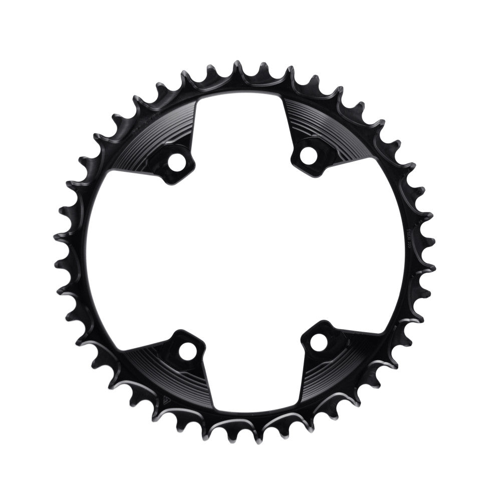 Plateau Mono 12V ALUGEAR GRX noir, vue de face