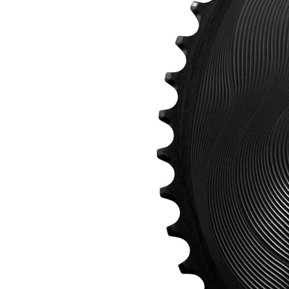 Buitenste Kettingblad 12V ALUGEAR AERO 110 BCD voor Shimano Zwart