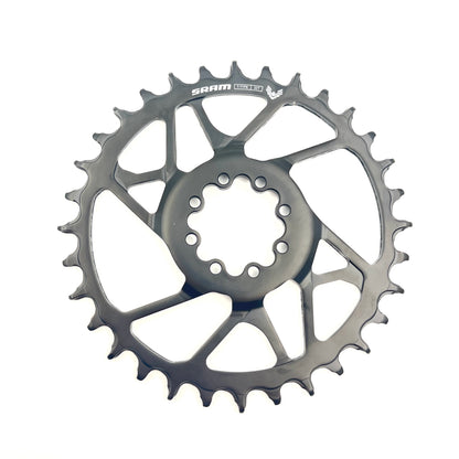 Mono Kettingblad SRAM S1000 T-TYPE EAGLE BOOST 12V Staal Direct Mount Offset 3mm Zwart