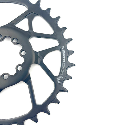 Mono Kettingblad SRAM S1000 T-TYPE EAGLE BOOST 12V Staal Direct Mount Offset 3mm Zwart