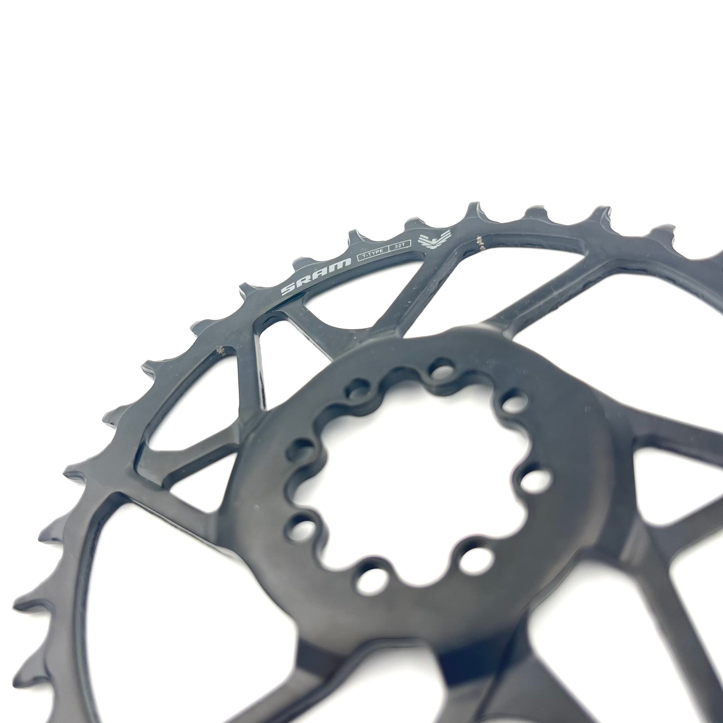 SRAM S1000 T-TYPE EAGLE BOOST 12V Staal Direct Mount Offset 3mm Zwart Mono kettingblad