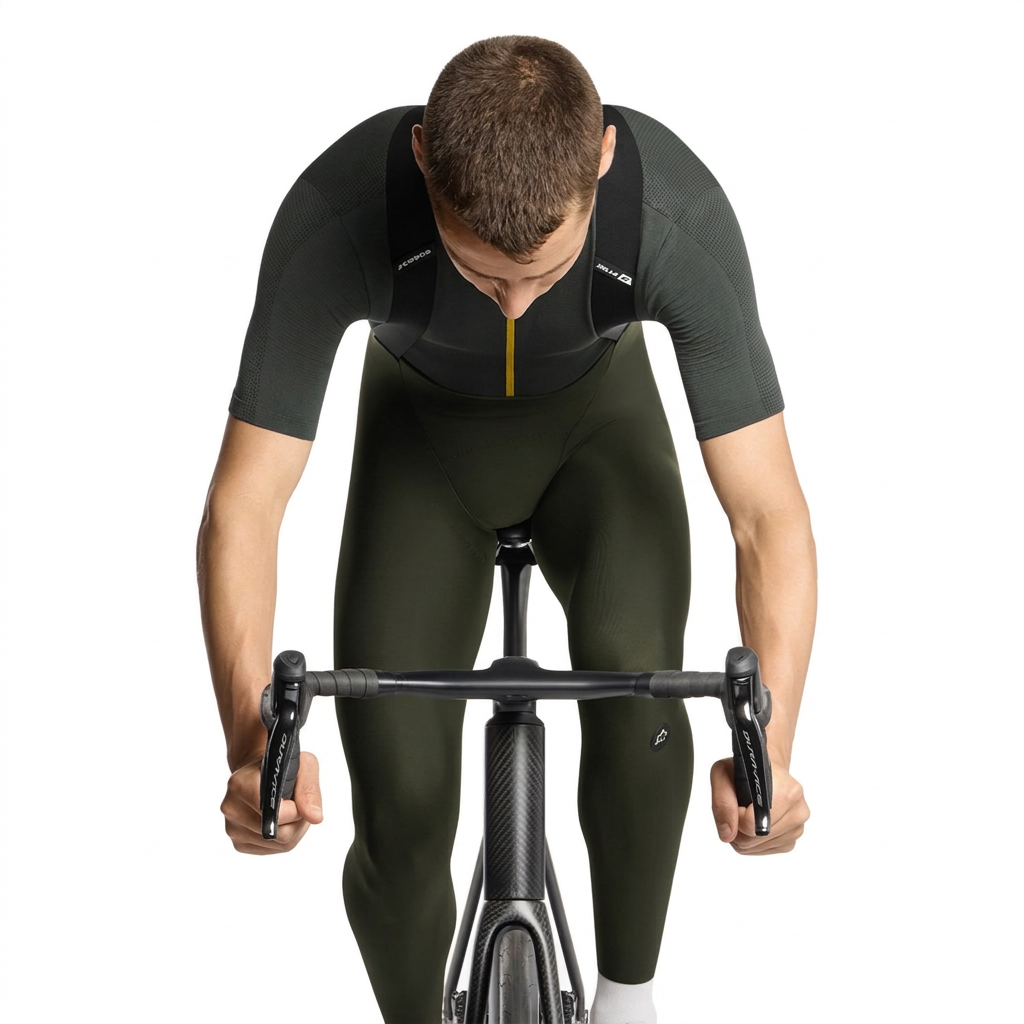 Cuissard Long à Bretelles ASSOS MILLE GT SPRING FALL S11 Deep Green