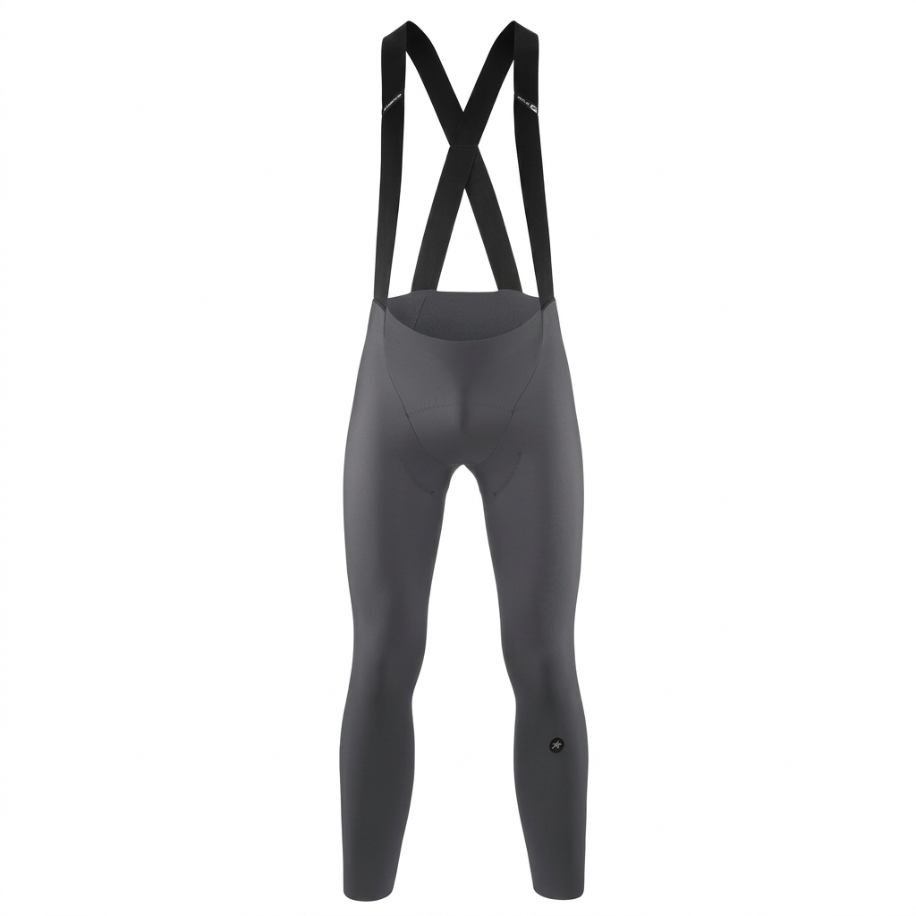 ASSOS MILLE GT SPRING FALL S11 lange fietsbroek met bretels grijs