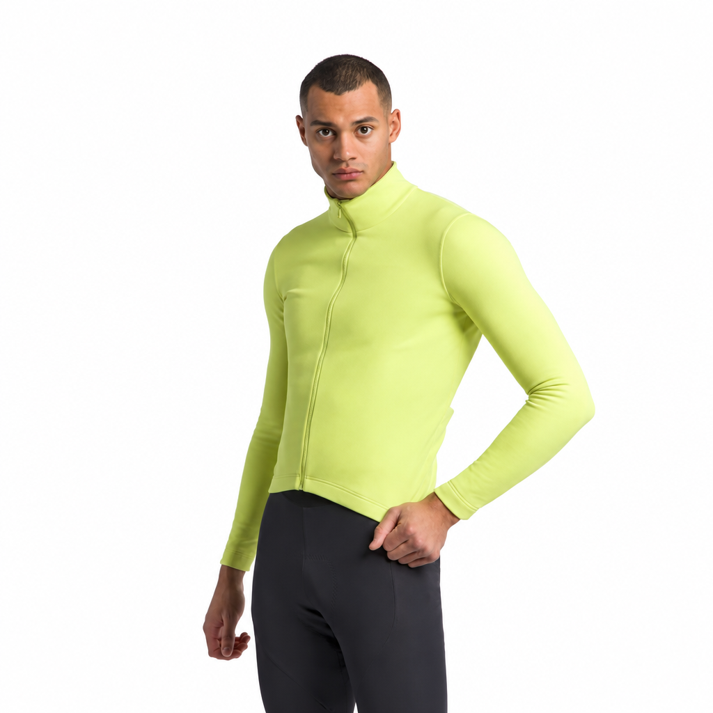 Veste SPORTFUL CLASSIC 2 Jaune, vue avant sur fond blanc