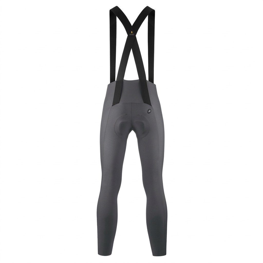 ASSOS MILLE GT SPRING FALL S11 lange fietsbroek met bretels grijs
