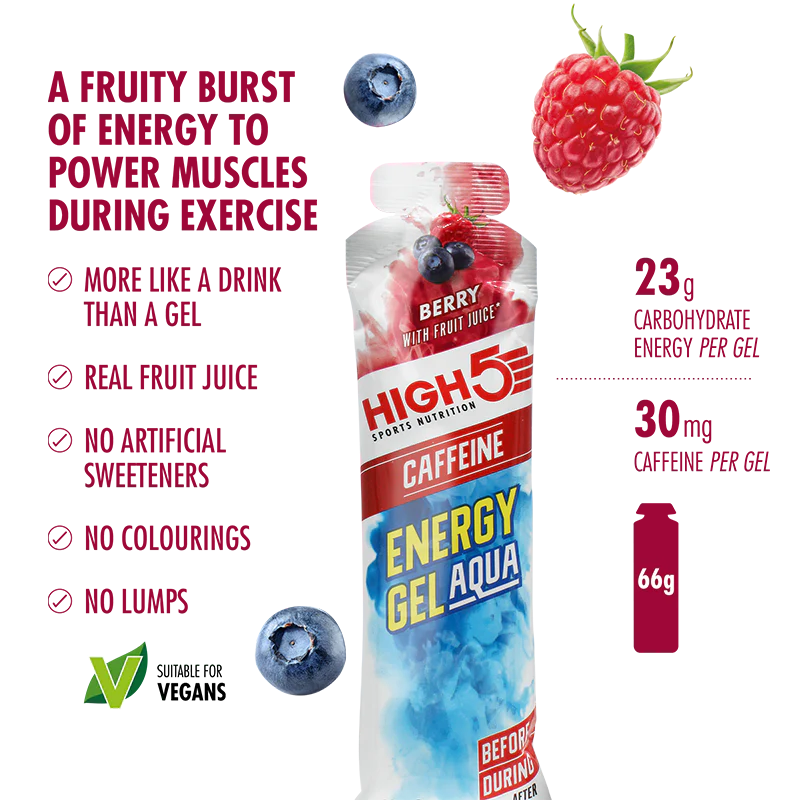 Pak High5 ENERGY GEL Aqua (15x 66g) Meng smaken