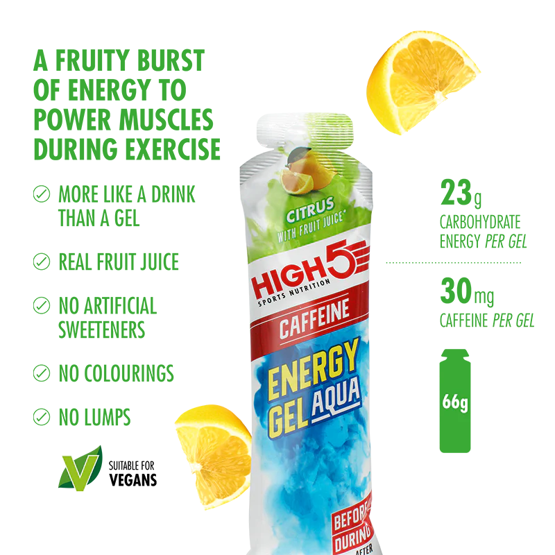 Pak High5 ENERGY GEL Aqua (15x 66g) Meng smaken