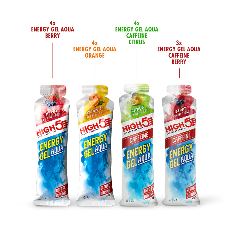 Pak High5 ENERGY GEL Aqua (15x 66g) Meng smaken
