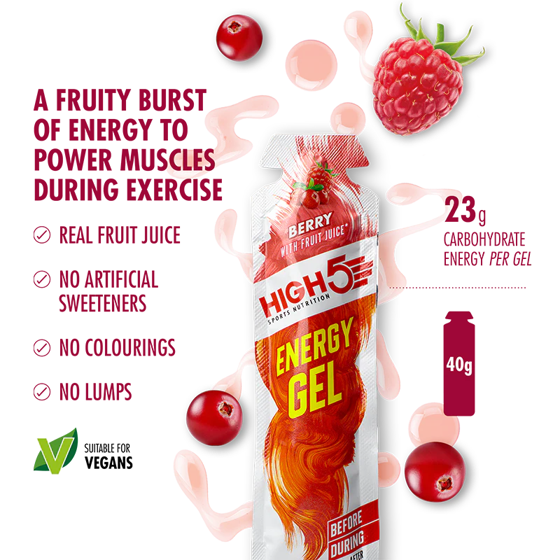 Pack Gel Énergétique HIGH5 ENERGY GEL (40g) Mix Saveurs