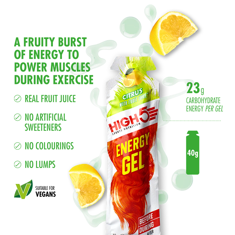 Pack Gel Énergétique HIGH5 ENERGY GEL (40g) Mix Saveurs