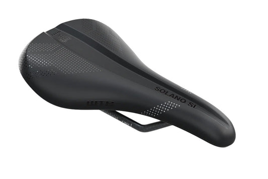 Selle WTB SOLANO SL FUSION Medium 142mm Rails Titane Noir