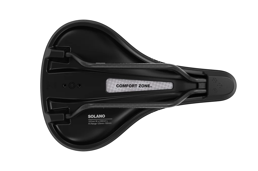 Selle WTB SOLANO SL FUSION Wide 157mm Rails Carbone Noir