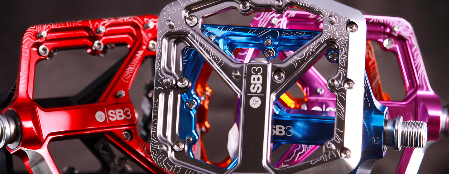 SB3 SPECTRUM Platte Pedalen Zwart