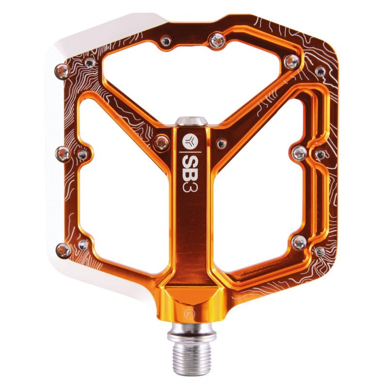 SB3 SPECTRUM Orange platte pedalen