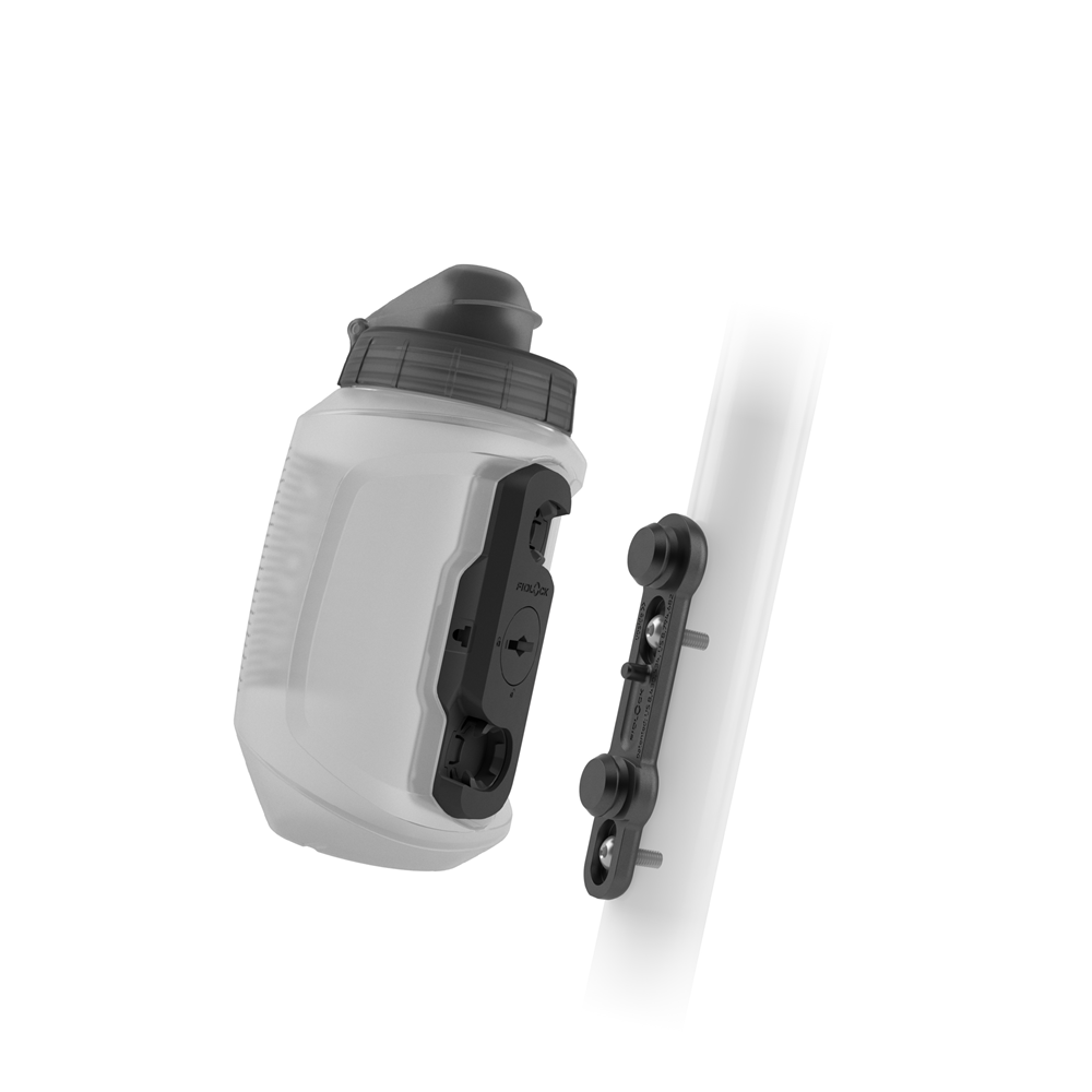 Kit Bidon en Bidonhouder FIDLOCK TWIST UNI BASE 550 ml Transparant