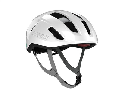 Casque Route LAZER SPHERE KINETICORE Blanc/Argent