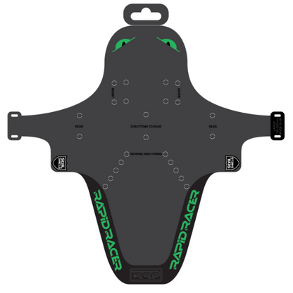 Spatbord RRP EnduroGuard Standaard (vork 80 tot 120 mm) Zwart/Fluogroen