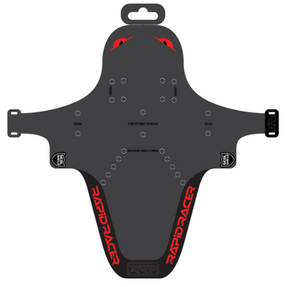 Spatbord RRP EnduroGuard Standaard (vork 80 tot 120mm) Zwart/Rood