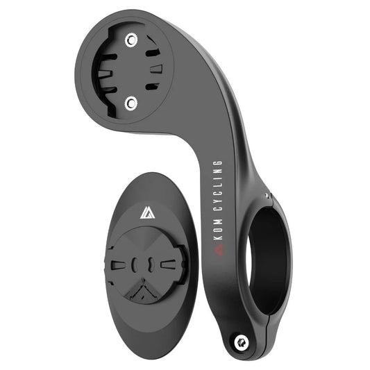 KOM CYCLING-stuurhouderset voor smartphones — houder en adapter, vooraanzicht