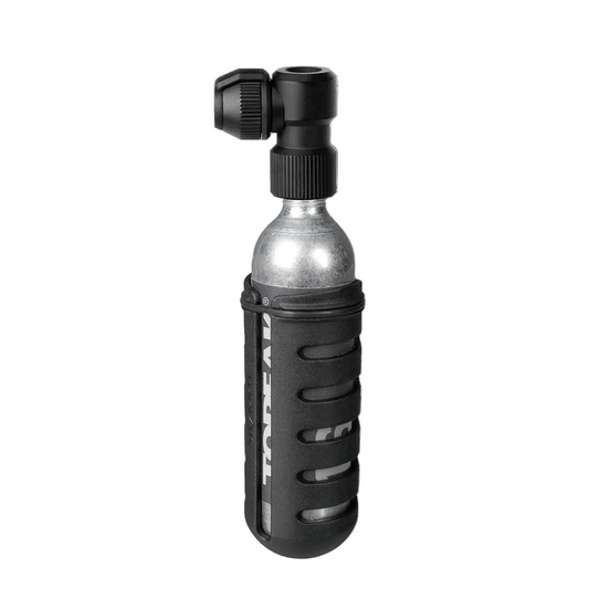 Percuteur CO2 TOPEAK NANO AIRBOOSTER L + Cartouche CO2 Filetée 16 g (x1)