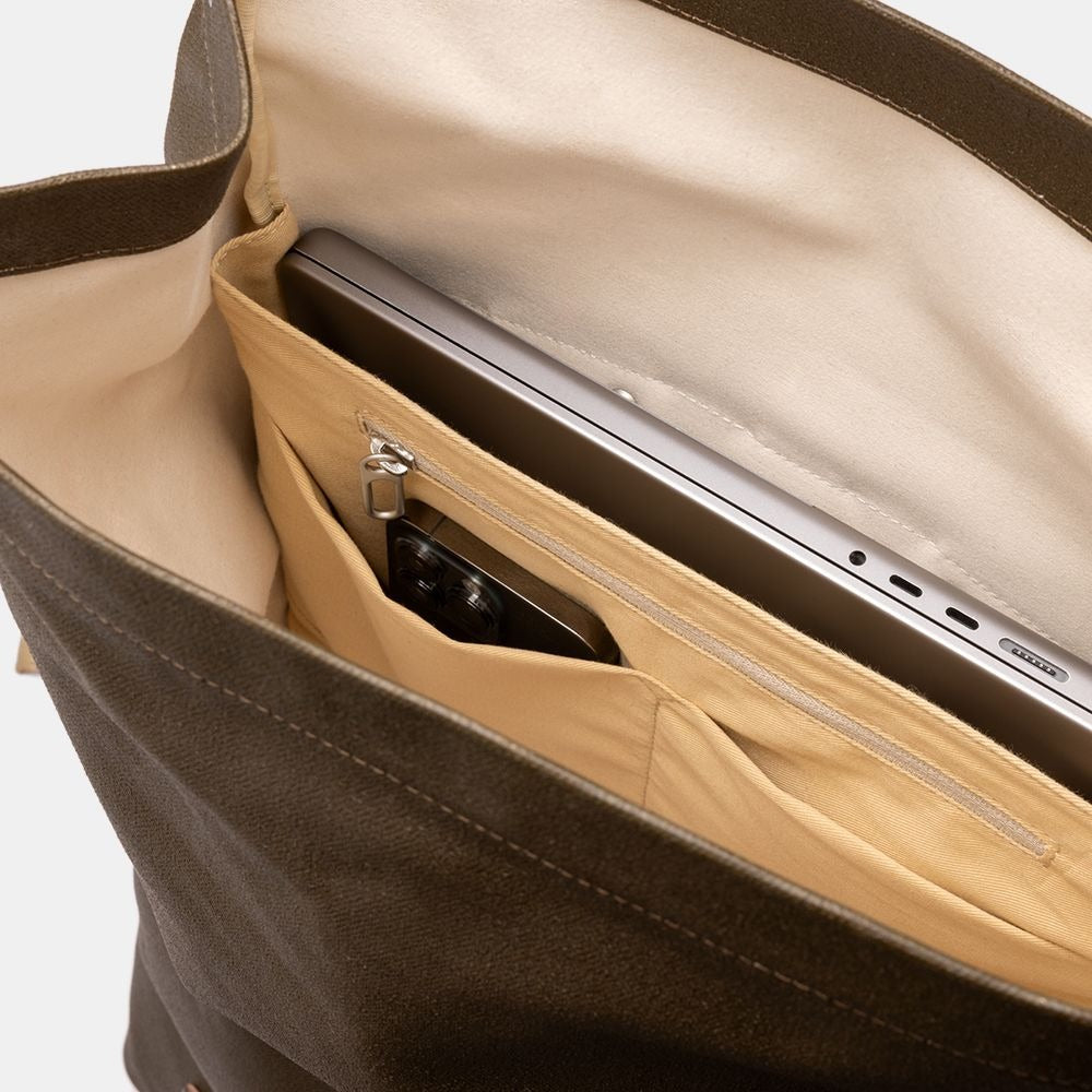 Sac à Dos BROOKS PICKWICK COTTON CANVAS 26L Marron