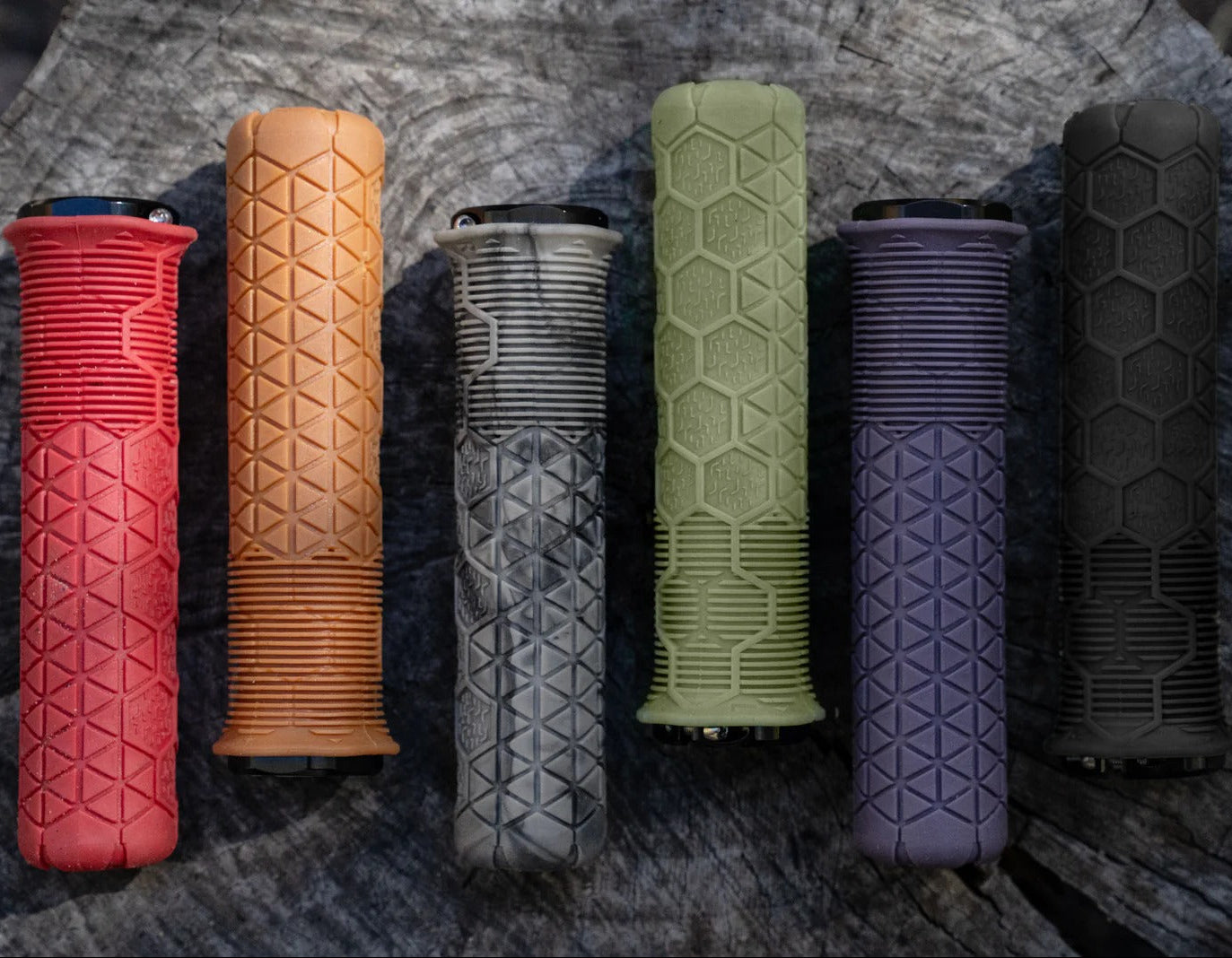 Grips  ENVE FRACTAL Lock-On Trail Marron