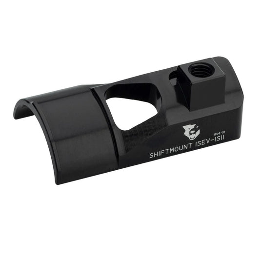 Montageadapter WOLF TOOTH ShiftMount ISEV-ISII Shimano I-SPEC EV Shifter > Shimano I-SPEC II Rem