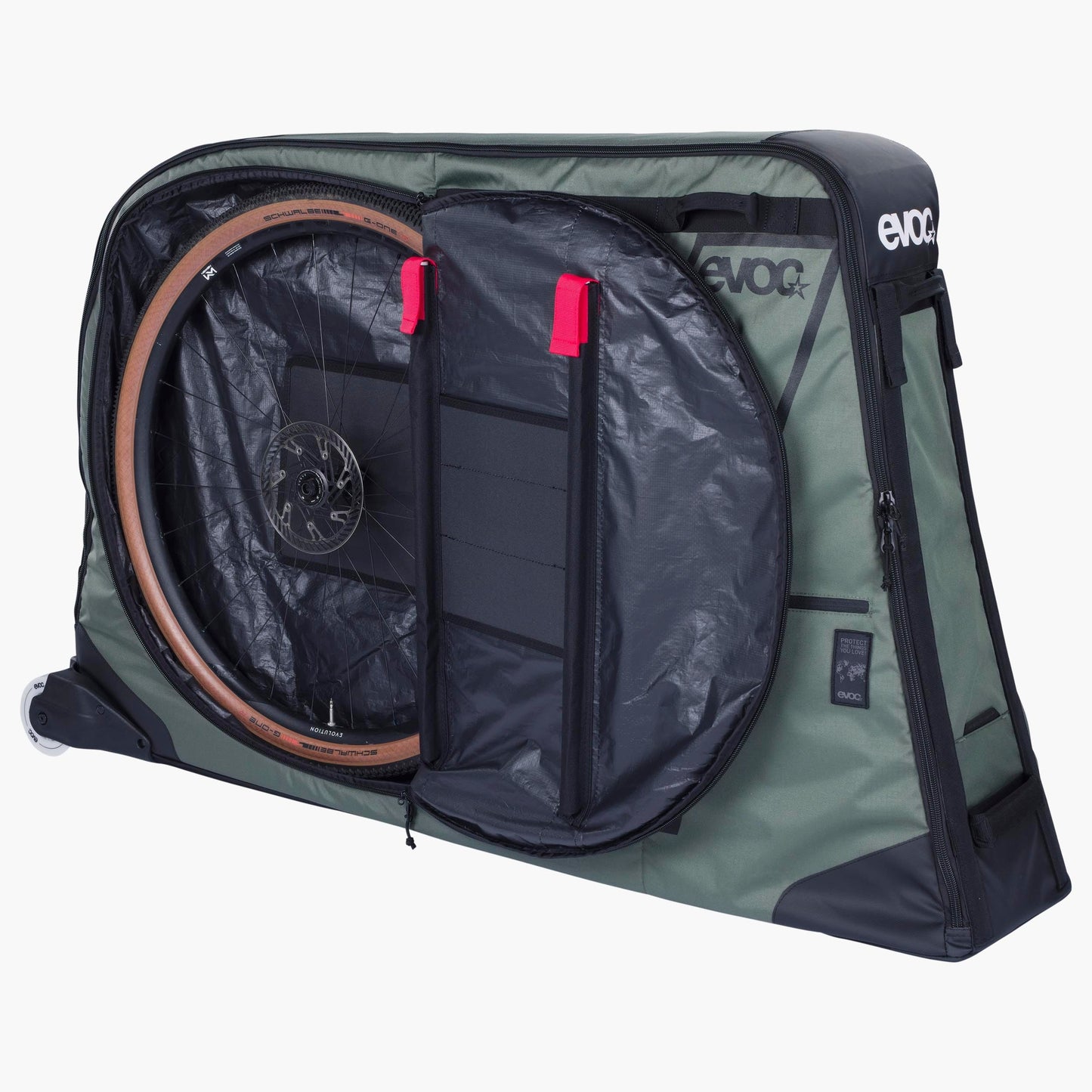 EVOC FIETSBAG Draagtas Olijf