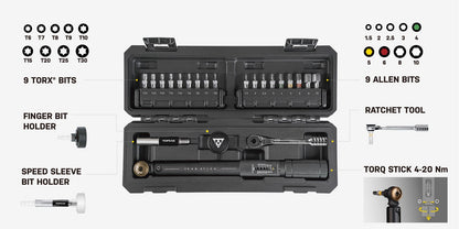 Momentsleutel Torq TOPEAK STICK PRO (4-20 Nm)
