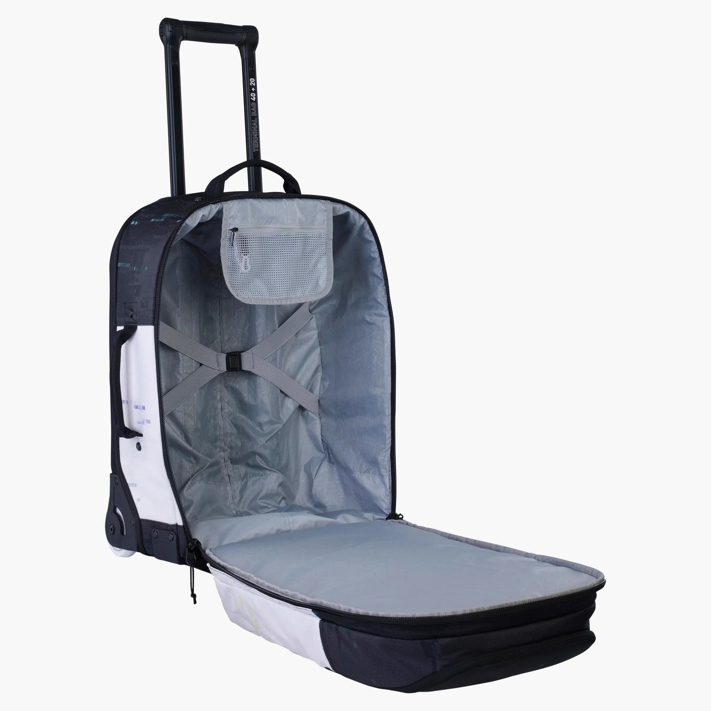 Valise EVOC TROLLEY 40 L +20 L Noir/Blanc