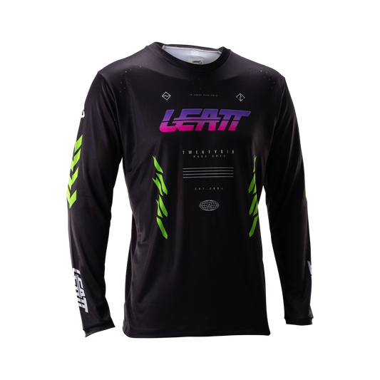 LEATT MTB GRAVITY 4.0 Lange Mouw Trui Zwart/Paars
