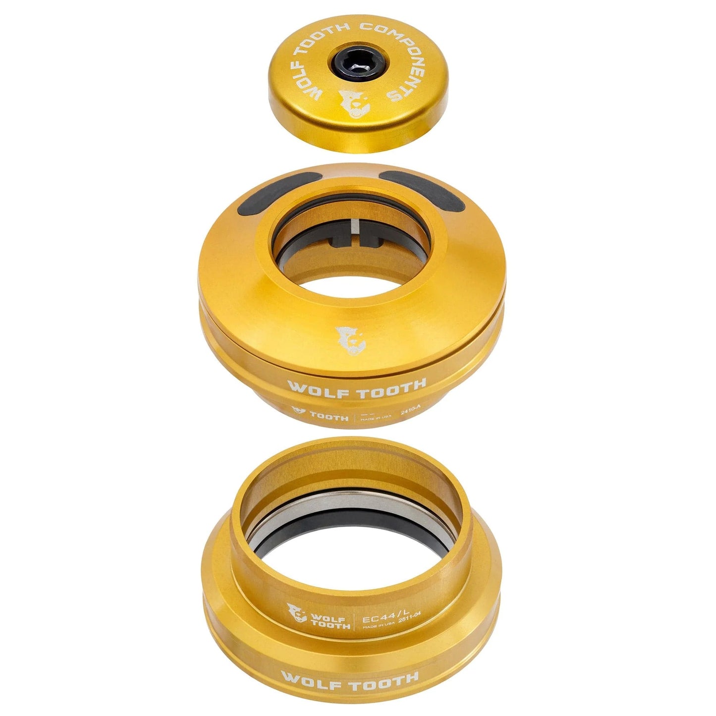 WOLF TOOTH EC44 Gouden Semi-geïntegreerde Hoofdtelefoon