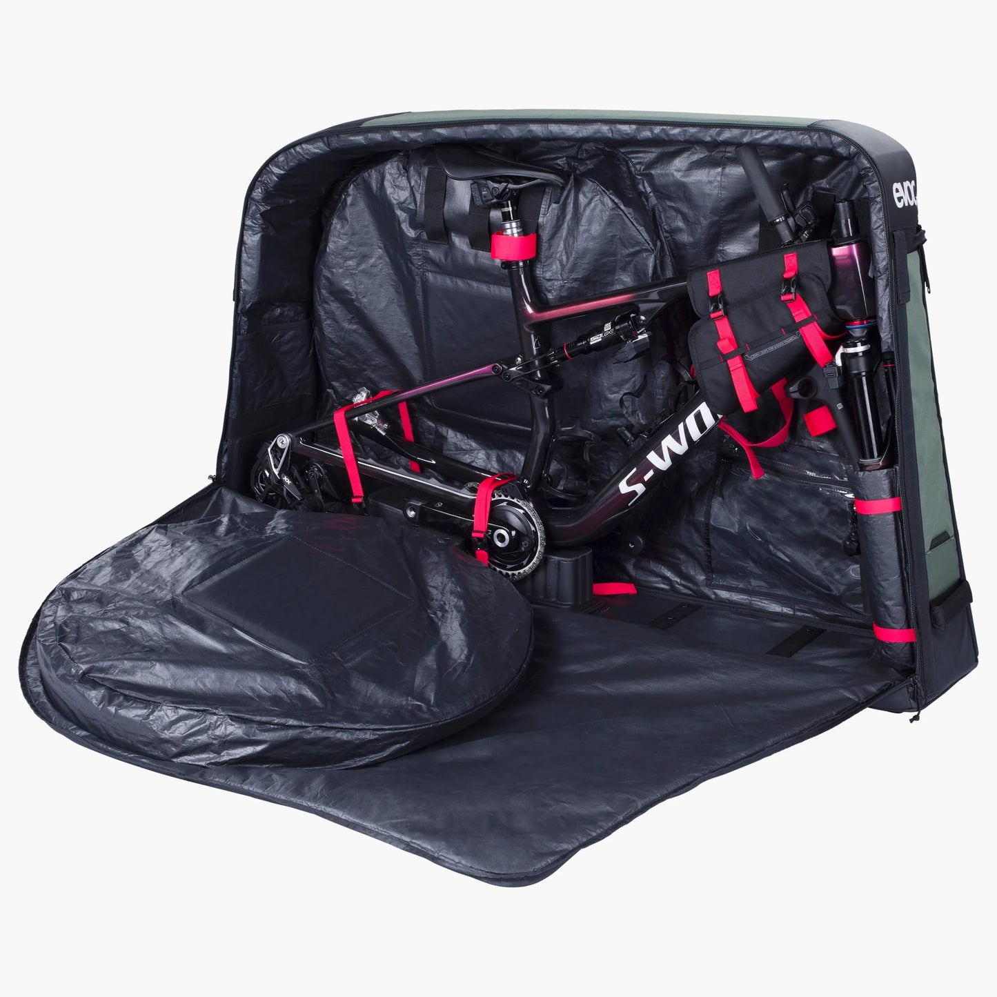 EVOC FIETSBAG Draagtas Olijf