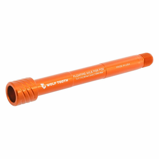 WOLF TOOTH Voorwielas voor FOX 36/38 Voorvork 15x110 mm Boost Oranje