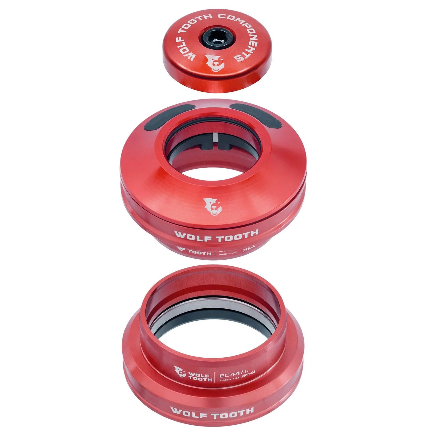 WOLF TOOTH EC44 Semi-Integrated Headset Rood