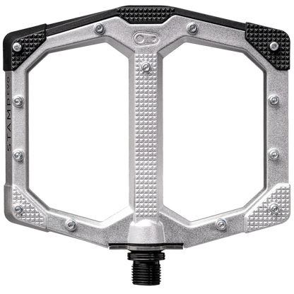 Pédales Plates CRANKBROTHERS STAMP EVO Large Argent