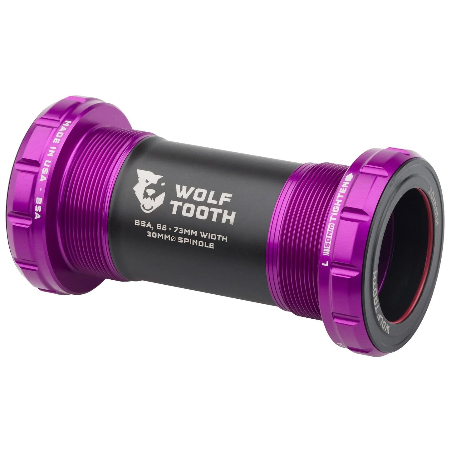 WOLFTOOTH BSA 30mm Ultraviolet Paars crankstel