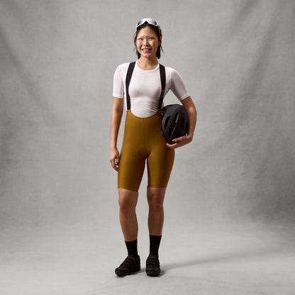 Korte Bretellen Broek ENDURA ALLTRACK RIDE Dames Brons