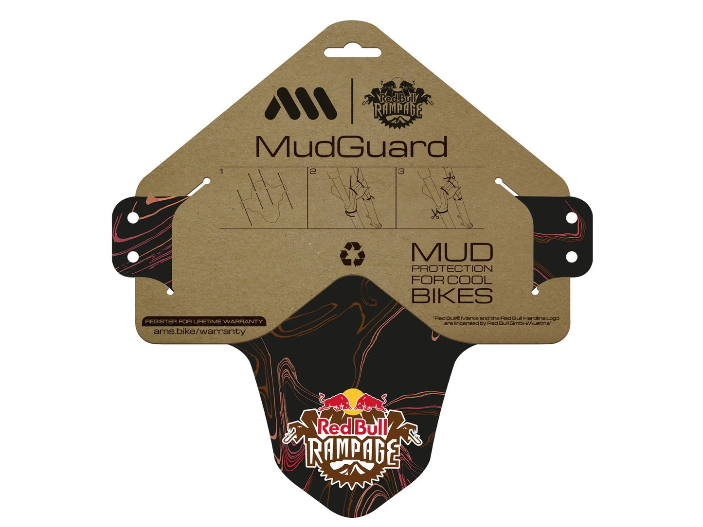 Garde-Boue ALL MOUNTAIN STYLE Red Bull Rampage Ridgeline Marron