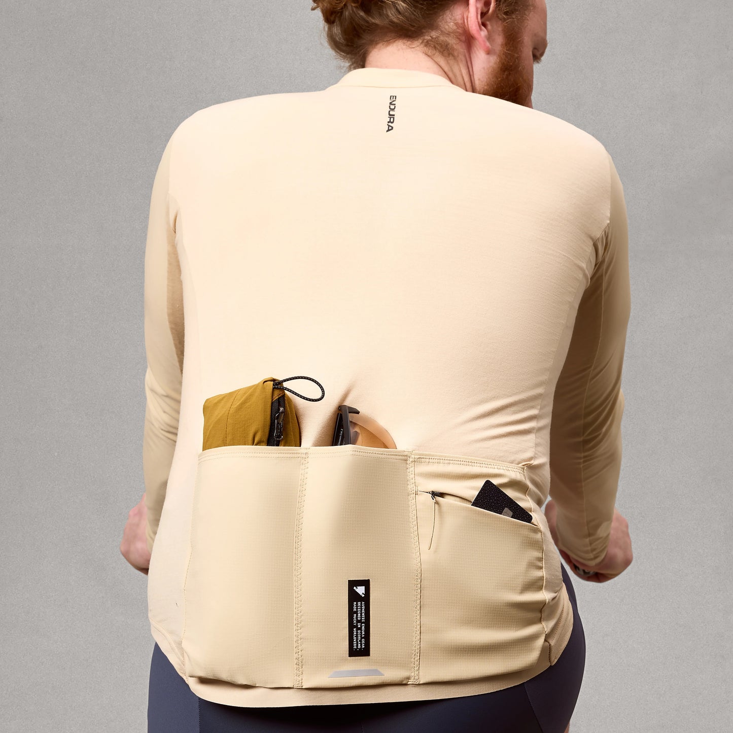 Shirt ENDURA ALLTRACK RIDE Lange Mouwen Sand