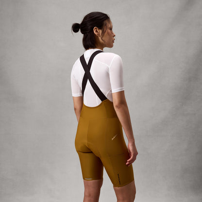 Korte Bretellen Broek ENDURA ALLTRACK RIDE Dames Brons