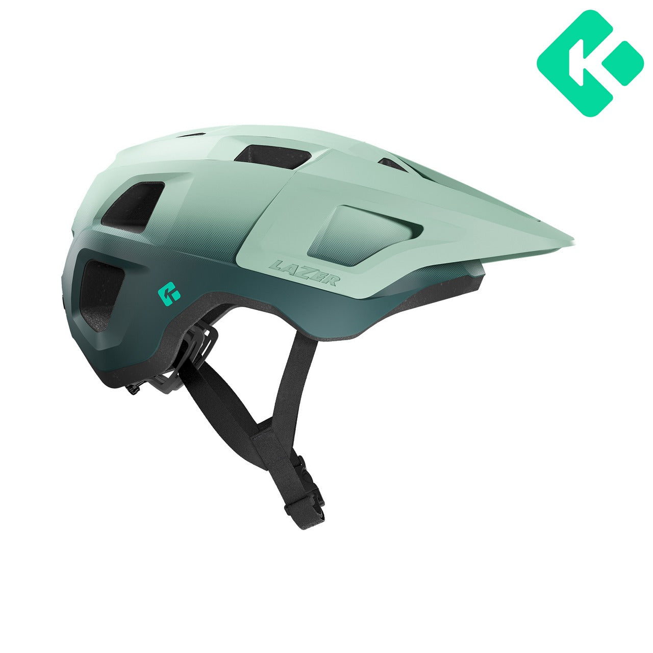 MTB Helm LAZER FINCH KINTEICORE Mint Groen Mat