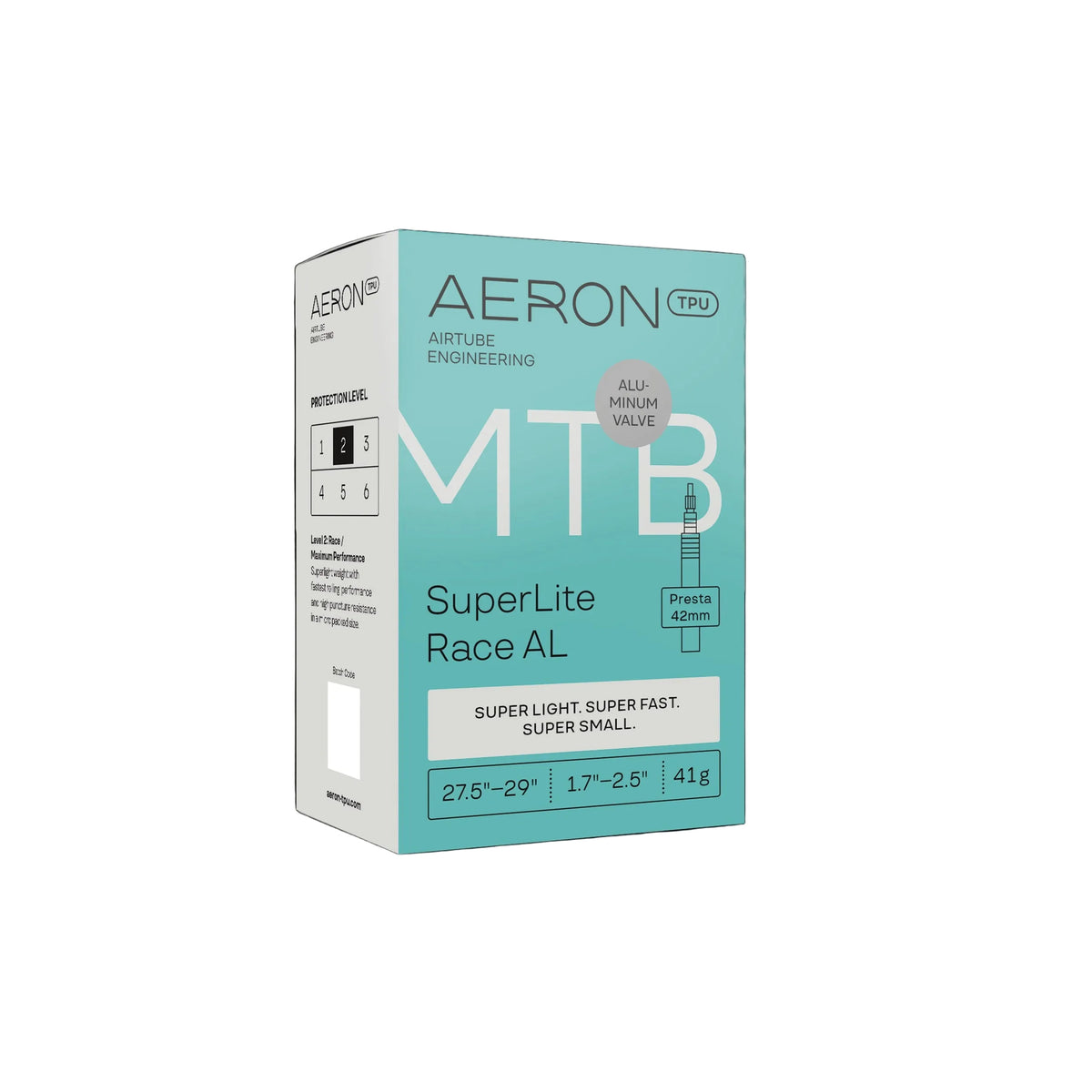 Chambre à Air AERON SuperLite Race Valve Alu MTB 27,5-29"x1,7-2,5"