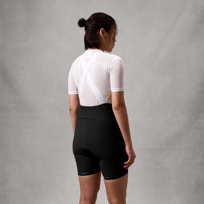Korte Bretelsbroek ENDURA LOOP Dames Zwart