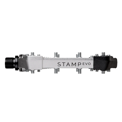 Pédales Plates CRANKBROTHERS STAMP EVO Large Argent