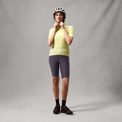 Korte Bretelsbroek ENDURA ALLTRACK RIDE Dames Carbon Grijs